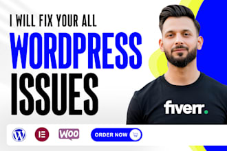 fix wordpress issues, fix wordpress error, wordpress bug fix, woocommerce fix