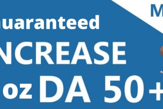 help to increase domain authority moz da 50 plus