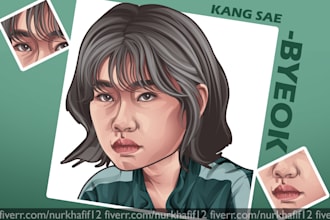 draw portrait illustration from photo