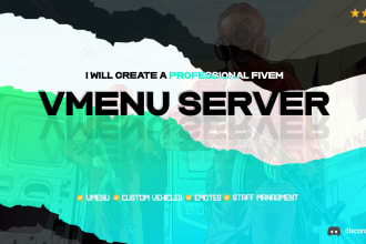 make a fully customizable vmenu server