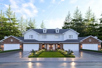 do realistic exterior interior render