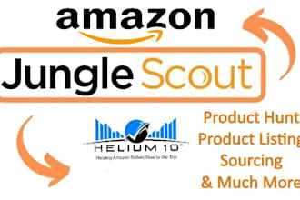 do amazon product hunt through jungle scout js
