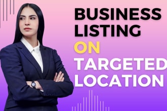 listing your business info on the targeted location