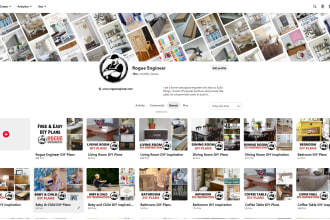 build SEO optimized pinterest profile