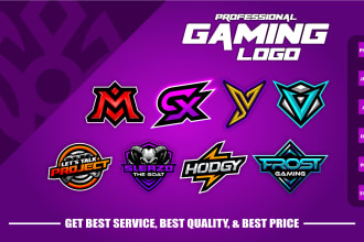 design professional initials gaming logo