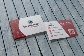 do a luxury business card or thank you card design