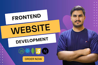 be your reactjs developer and next js developer