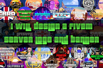 design a fivem and redm server logo and banner