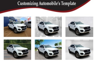 do automotive, car image background remove or editing