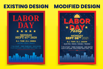 customize or modify or recolor your existing designs