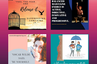 design attractive social media posts ,templates