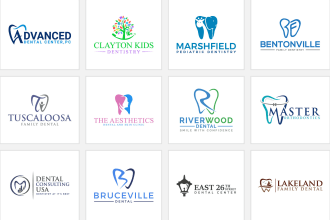 do professional medical dental and dentistry logo design