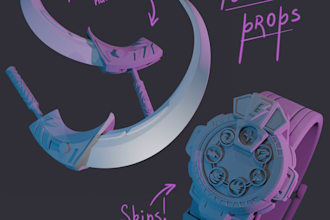 create your cosplay prop for 3d printing