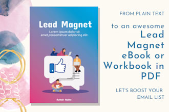 layout your lead magnet workbook or ebook design
