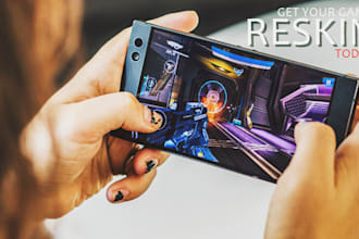 reskin and design any unity game