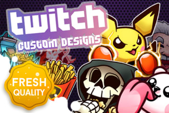 create pro custom twitch emotes, sub badges