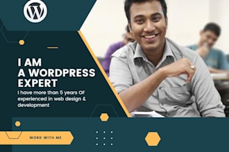 design and customize wordpress site