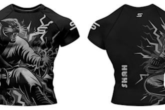 design full sublimation custom rash guard, sports, MMA, bjj