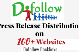 distribute press releases on 100 plus websites