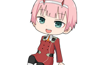 draw anime chibi for you