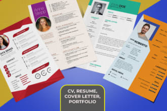 rewrite ,design resume , CV and cover letter