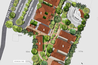 render architectural floor plans sections and elevations