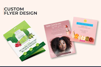 design unique advertising flyer