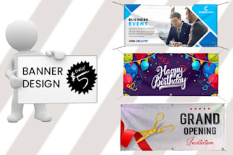 design banner and poster