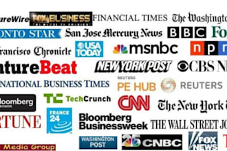 publish your article to techcrunch,washington post,bbc news