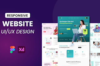 do a professional website UI design