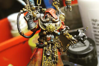 paint your warhammer or dungeons and dragons minis