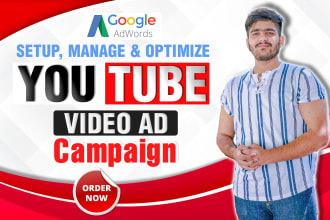 set up a youtube video ad campaign in your google adwords