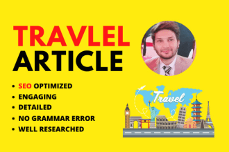 write a travel blog post for you