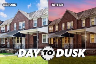 do twilight conversion or day to dusk editing