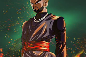 draw you in dragon ball z dbz anime style