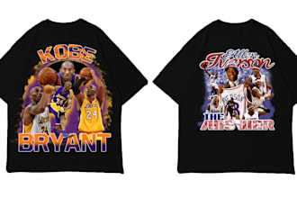 design 90s vintage streetwear and rap tee