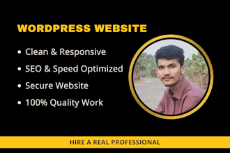 create modern wordpress site with responsive design
