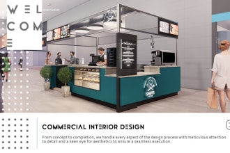 create impressive retail stores,restaurants and shops design