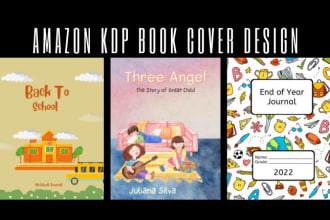 create a custom notebook cover for amazon KDP within 1 day