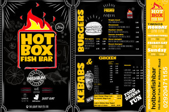 design restaurant menu and food menu for you in 8 hours
