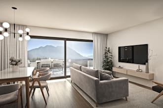 create photorealistic interior 3d renderings for real estate