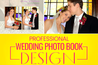 design photo book and  wedding photo album professionally