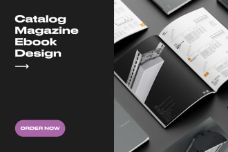 create premium professional catalog, magazine, lookbook