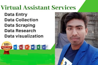 be virtual assistant for data entry and internet research