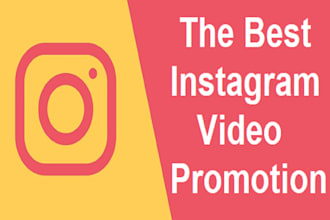 do viral instagram video promotion and marketing professionally