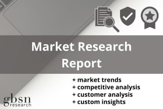 provide comprehensive market research and competitive analysis