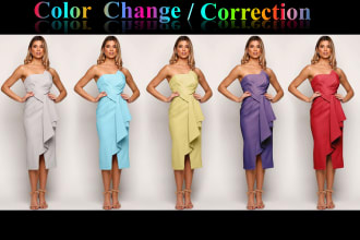 do color change, color correction, photo restoration