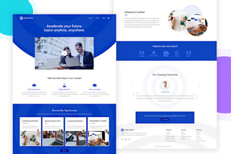 do website, landing page and redesign