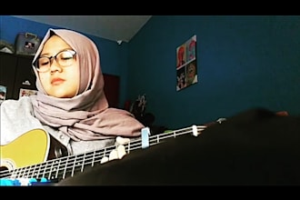 sing and write an acoustic song from your lyric