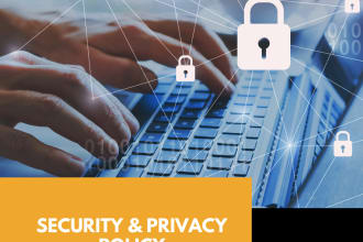 write your data security  privacy policy
